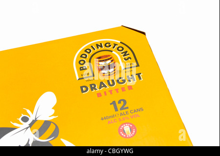 Pack de 12 projet de boddingtons amer england UK Banque D'Images