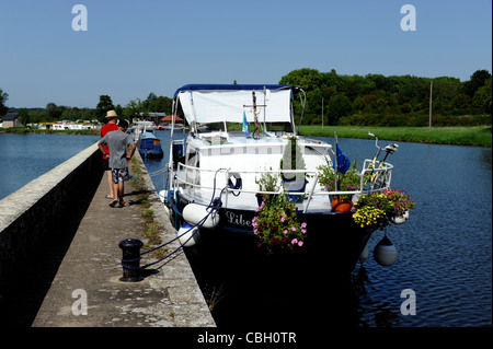 Etang de Baye étang et canal du Nivernais, le Parc Naturel Régional du Morvan, Nièvre, Bourgogne, France Banque D'Images