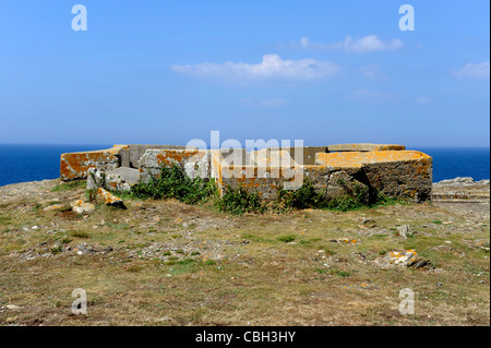 Bunker du trou de l'Enfer,Ile de Groix,Island,Morbihan,Bretagne,Bretagne,France Banque D'Images