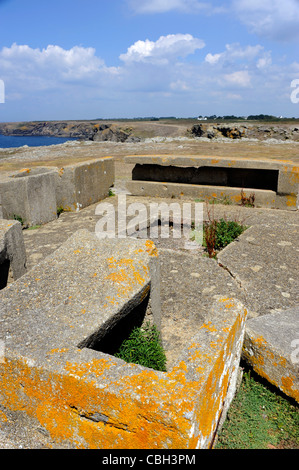 Bunker du trou de l'Enfer,Ile de Groix,Island,Morbihan,Bretagne,Bretagne,France Banque D'Images