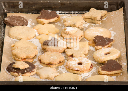 Biscuits de Noël Banque D'Images