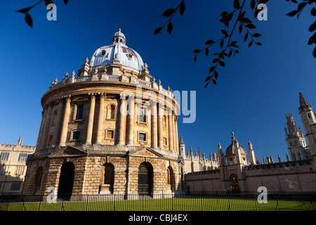 Radcliffe Square Oxford, matin d'automne 6 Banque D'Images