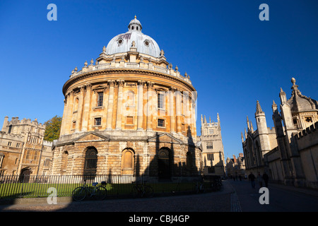 Radcliffe Square Oxford, matin d'automne Banque D'Images