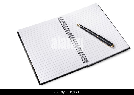 Ordinateur portable ouvert - John Gollop Banque D'Images
