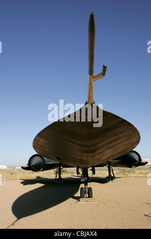 SR-71 avion espion américain de Reconnaissance de la vitesse d'infiltration Banque D'Images