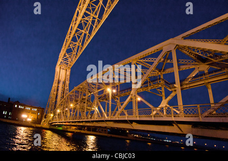 L'antenne du pont à Duluth, Minnesota Banque D'Images