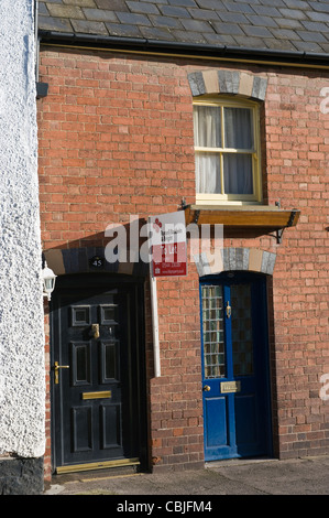 Petite maison mitoyenne en période de laisser à Kington Herefordshire Angleterre UK Banque D'Images