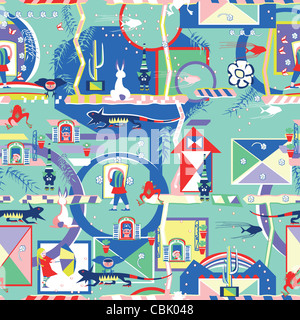 Modèle sans couture Banque D'Images