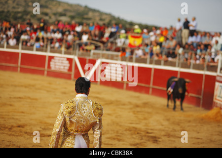 Corrida à Alpedrete, Communauté de Madrid, Espagne Banque D'Images