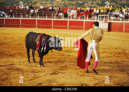 Corrida à Alpedrete, Communauté de Madrid, Espagne Banque D'Images