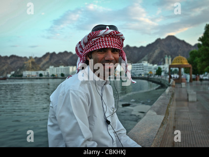 Sultanat d'Oman, Muscat, Omany Tourisme tranquillité sur Muscat croisette Banque D'Images
