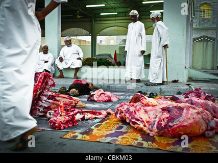 Sultanat d'Oman, Muscat, Tourisme à le boucher Banque D'Images