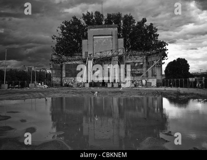 L'Île Seguin, rives de la Seine, la friche industrielle, rive de la Seine, Ile Seguin Banque D'Images