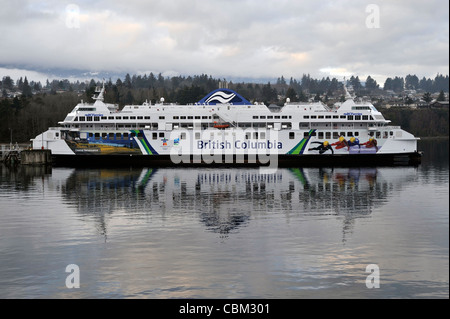 Navires de BC Ferries à Nanaimo, île de Vancouver Banque D'Images