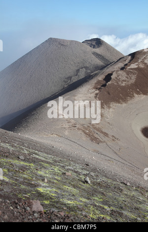 Au sud-est du cratère du volcan Etna, en Sicile, Italie. Banque D'Images