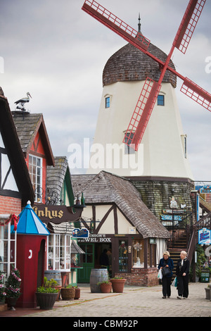 États-unis, Californie, Californie du Sud, Solvang, ville patrimoine danois Banque D'Images