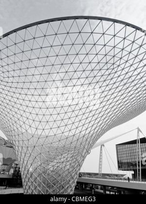 L'extérieur de l'axe de l'Expo à l'EXPO 2010 Shanghai, Chine. Banque D'Images