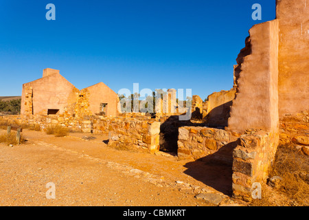 Ruines de Kanyaka Homestead près de Hawker dans la chaîne de Flinders en Australie du Sud de l'outback Banque D'Images