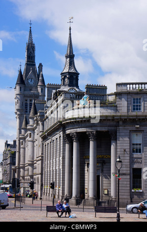 Centre-ville d'Aberdeen, Aberdeenshire, Ecosse. Banque D'Images