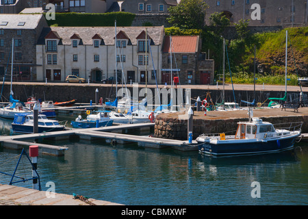 Port de Moray Firth, Banff, Aberdeenshire, Scotland Banque D'Images