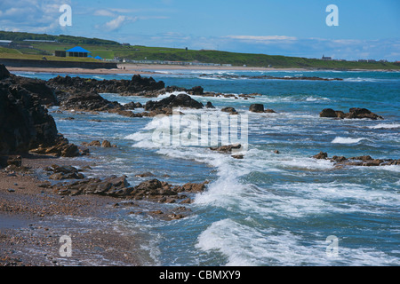 Plage de Banff, Moray, Aberdeenshire, Scotland Banque D'Images