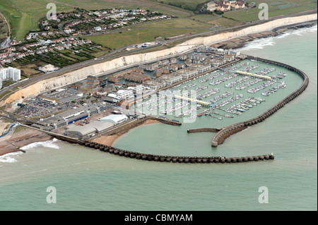 Vue aérienne de Brighton Marina Sussex Banque D'Images