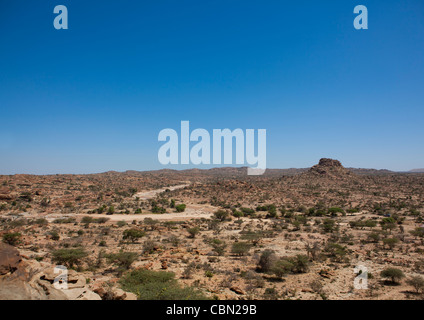 Laas Geel Paysage Zone Somaliland Banque D'Images