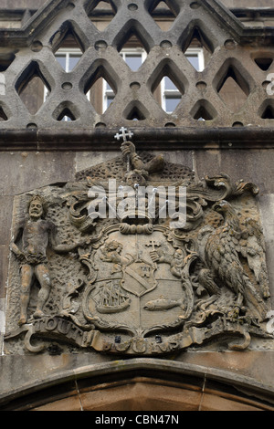 Château de Glenarm, Ballymena, Route Côtière, dans le comté d'Antrim, Ulster, Irlande du Nord, au Royaume-Uni, en Europe. Banque D'Images