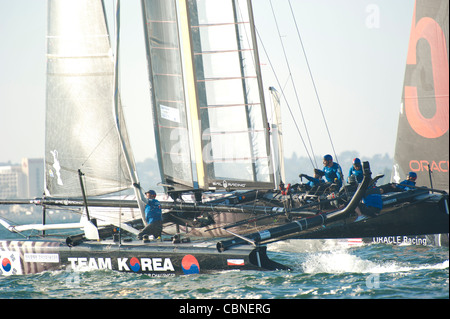 La 34e America's Cup World Series de San Diego, Nov 16, 2011 Banque D'Images