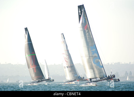 La 34e America's Cup World Series de San Diego, Nov 16, 2011 Banque D'Images