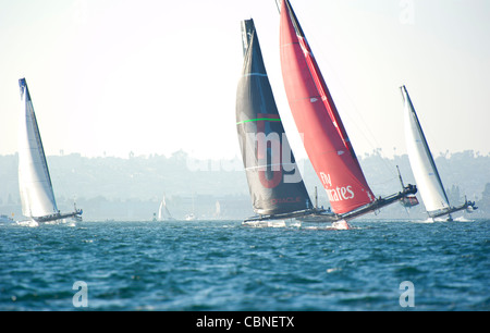 La 34e America's Cup World Series de San Diego, Nov 16, 2011 Banque D'Images