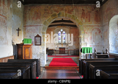 St Botolph's Parish Church, Hardham, West Sussex Banque D'Images