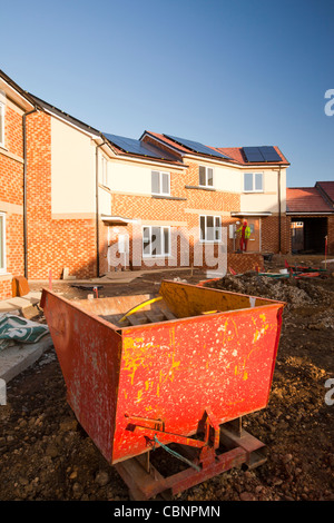 Constructeur de maison Gentoo's Hutton Prends le développement domiciliaire de Sunderland, Royaume-Uni. Hutton Roof définit de nouvelles normes de construction verte. Banque D'Images