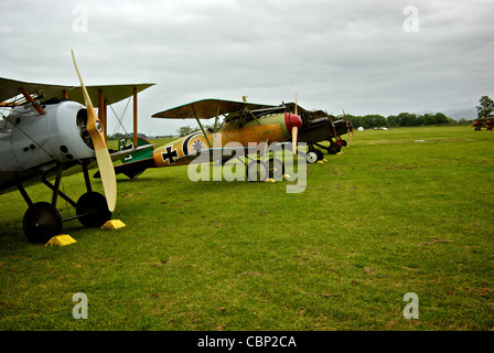 Albatros DVa avion de chasse allemand de la Première Guerre mondiale George Hood Aviation Museum New Zealand Sport & société de l'Aviation Banque D'Images