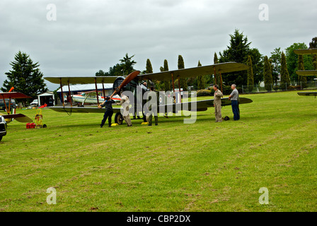 Bristol F.2B Fighter avion de reconnaissance biplace 1916 George Hood Aviation Museum New Zealand Sport & société de l'Aviation Banque D'Images