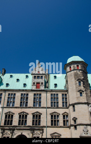 Le Danemark, l'helsingoer. Le château de Kronborg (aka kronborg slot). UNESCO World Heritage site. Banque D'Images