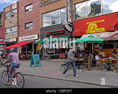 Kensington Market shopping bohème à Toronto Banque D'Images