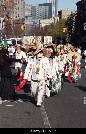 12 Décembre, fête de la Vierge de Guadalupe, Greenpoint, Brooklyn, New York City, New York, USA Banque D'Images