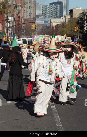 12 Décembre, fête de la Vierge de Guadalupe, Greenpoint, Brooklyn, New York City, New York, USA Banque D'Images