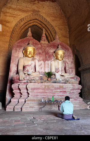 Temple Dhammayangyi ,Bagan au Myanmar Banque D'Images