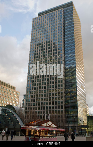 40, rue Bank Canary Wharf, West India Docks, Isle of Dogs. Banque D'Images