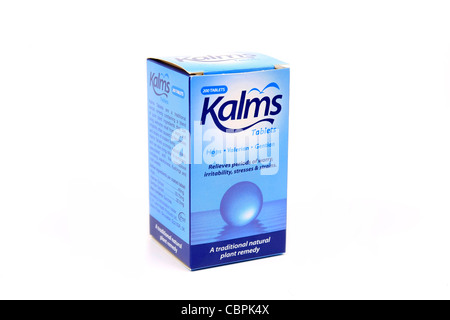 Kalms Tabelts - remède de fines herbes pour la tension nerveuse Banque D'Images