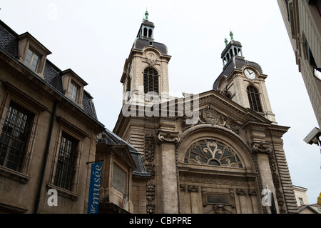 Lyon, France : l'hôpital Hôtel Dieu et le Musée des Hospices Civils, le 2 septembre 2009. (Photo : Matt Bostock) Banque D'Images