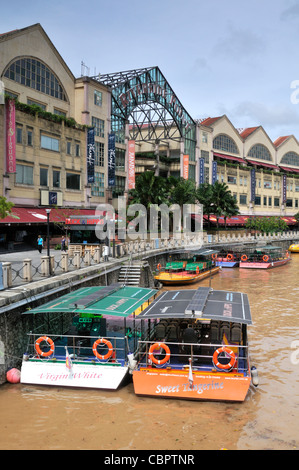 Riverside Point Mall à Clarke Quay, Singapour. Banque D'Images