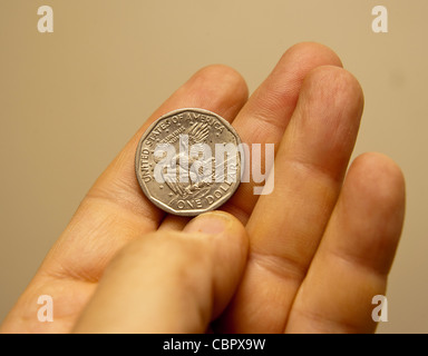 L'inverse d'un 1979 Susan B. Anthony U.S. dollar progr. Banque D'Images