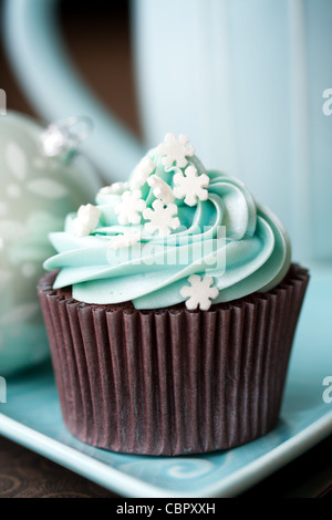 Cupcake flocon Banque D'Images