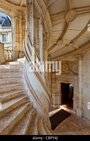 Vallée de la Loire, le château de Blois Banque D'Images