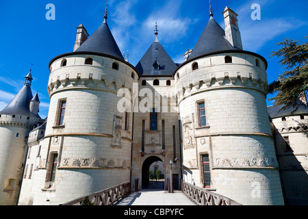 Vallée de la Loire, le Château de Chaumont sur Loire Banque D'Images