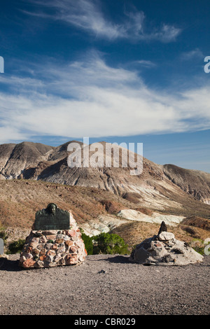 États-unis, Californie, Death Valley National Park, Scottys Castle, tombe de la Death Valley Scotty, Walter E. Scott Banque D'Images