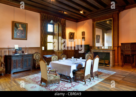 Vallée de la Loire, Azay-le-Rideau Château Banque D'Images